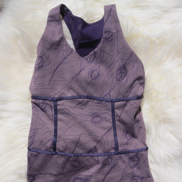 Rare Sirsa tank feather print purple - Picture 5 of 8